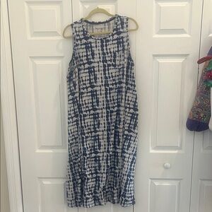 Koolaburra Navy and White Maxi Dress